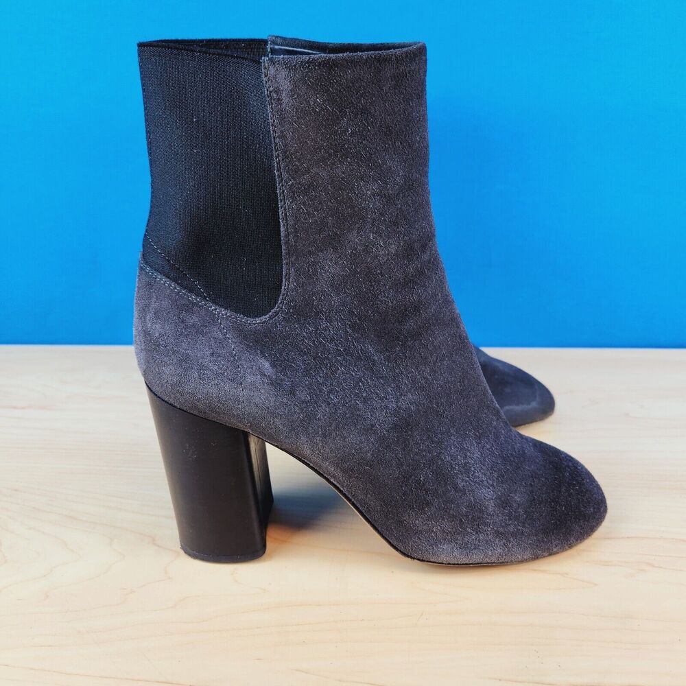 Rag & Bone Agnes Womens Size 9 Booties Gray Suede Leather Chelsea Boots 39‎ EU